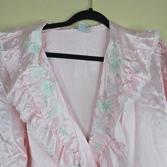 Kathryn vintage pink robe size M - Picture 2 of 6